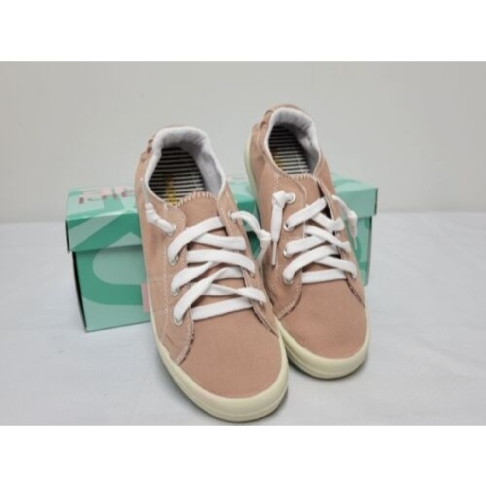 Madeline Girl Jelly Bean Blush Shoes Girls Size 6.5 Easy On No Tie Lace NWT Box